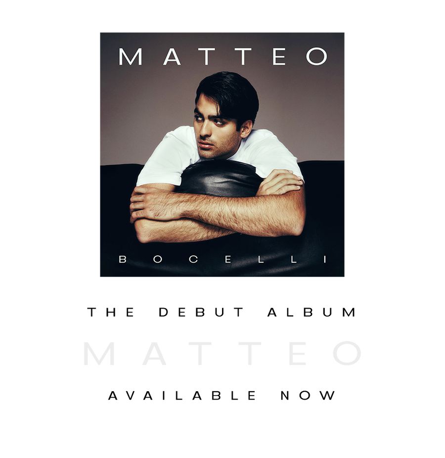 Matteo Bocelli The Debut Album Available Now