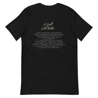 Matteo Bocelli Shadow Tour T-Shirt (Online Store Exclusive) Back