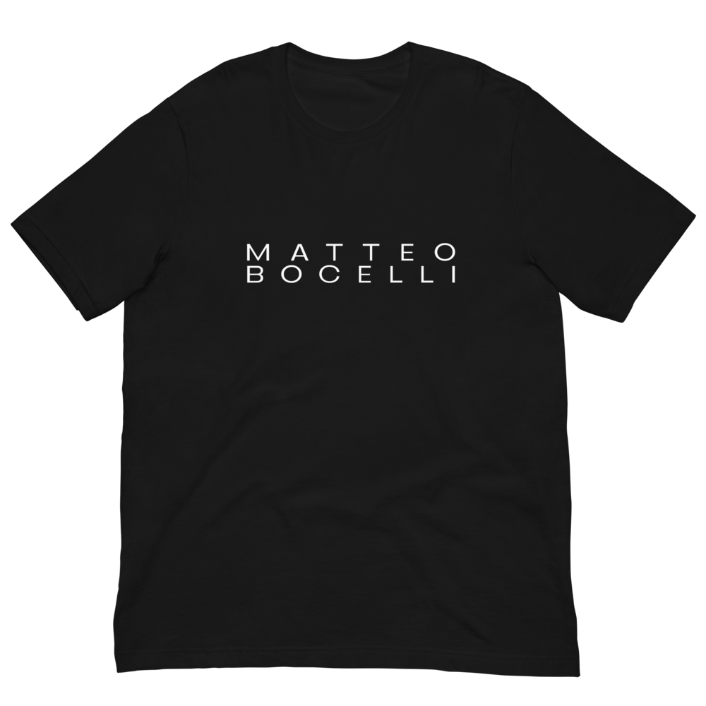 Logo T-Shirt + Signed Art Card - Matteo Bocelli Official Store